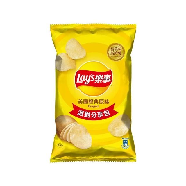 【Lay’s 樂事】樂事派對分享包系列119g(經典原味/岩燒海苔/香濃起司)