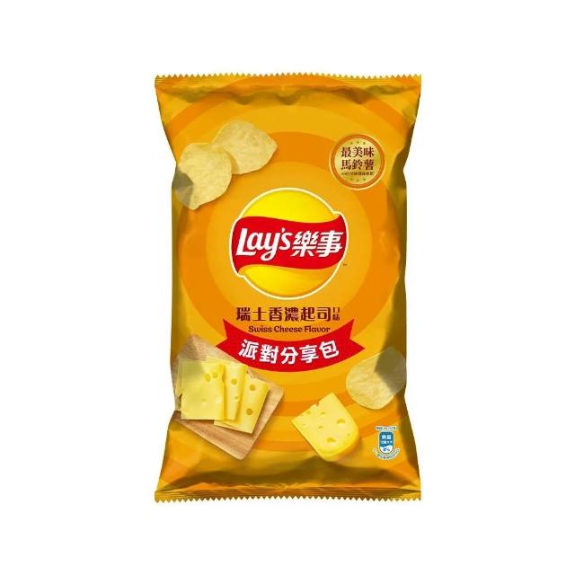 【Lay’s 樂事】樂事派對分享包系列119g(經典原味/岩燒海苔/香濃起司)