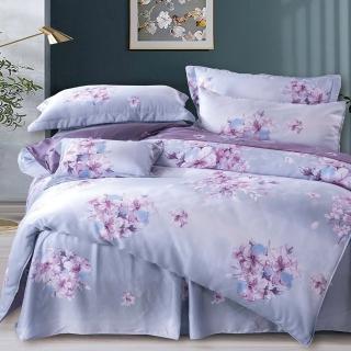 【GiGi居家寢飾生活館】100%純天絲TENCEL雙人加大四件式兩用被床包組(輕舞飛揚 雙人加大6x6.2尺)