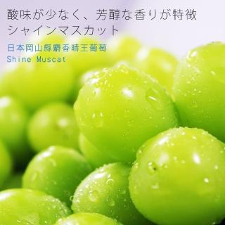 【鮮果日誌】日本岡山縣麝香晴王葡萄(三房)
