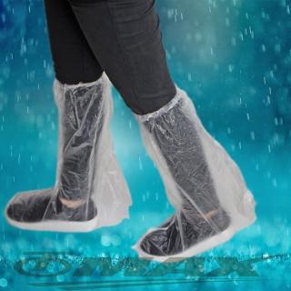 【omax】透明通用型雨鞋套-12雙(6包-12H)