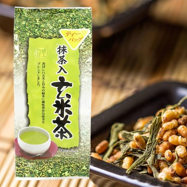 【日本藤二】嚴選抹茶玄米茶包80g