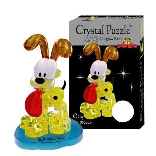 【3D立體水晶拼圖】3D Crystal Puzzles 歐弟Odie(8cm系列-40片)