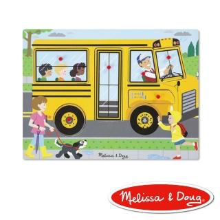 【Melissa & Doug 瑪莉莎】聲音拼圖 - 英文童謠 - 公車輪子轉呀轉