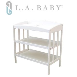 【美國 L.A. Baby】嬰幼兒更衣台(尿布台)(白色)