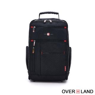 【OverLand】美式十字軍-美式簡約設計多夾層後背包(3062)