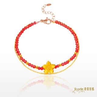 【J’code 真愛密碼】花開了石英手鍊-雙排(時尚金飾)