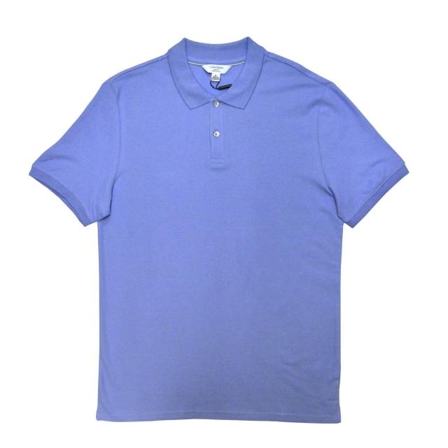 【CK】經典POLO衫 粉紫色(美國時尚品牌服飾)