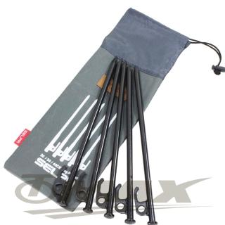 【OMAX】露營營釘-30cm-8入+專用30cm收納袋