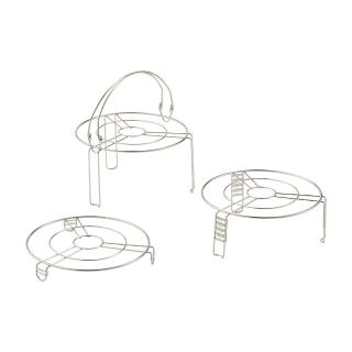 【生活采家】台灣製304不鏽鋼廚房蒸架3件組(#27149)