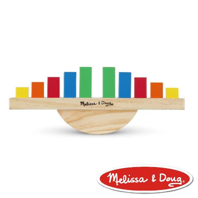 【美國瑪莉莎 Melissa & Doug】益智遊戲 - 彩虹平衡翹翹板