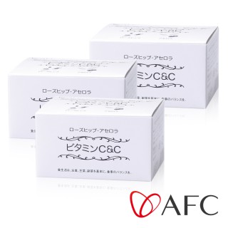 【AFC】櫻桃玫果雙皙粉 三盒組(日本原裝)