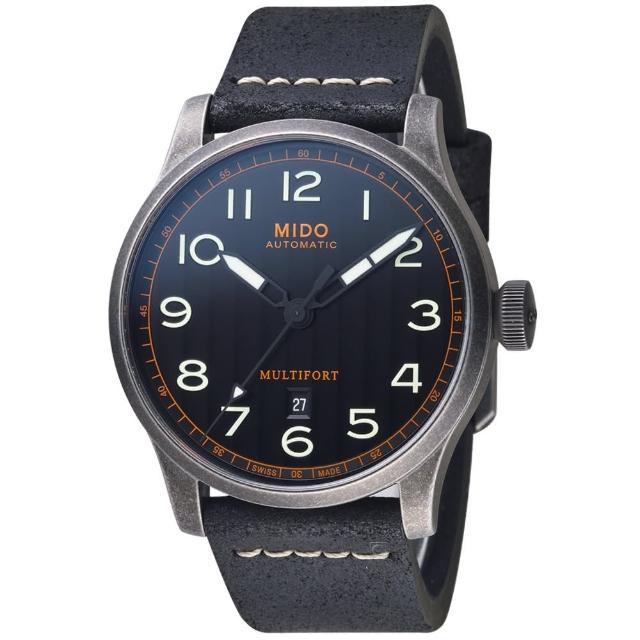 【MIDO 美度錶】Multifort先鋒系列波紋復刻機械腕錶(M0326073605009)