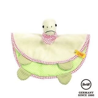 【STEIFF德國金耳釦泰迪熊】Circus Turtle Comforter 烏龜(嬰幼兒安撫巾)