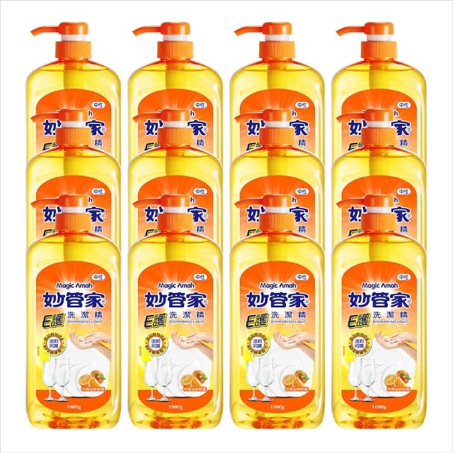 【妙管家】E護洗潔精1000g(12入/箱)