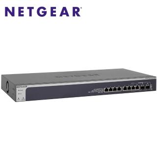 【Netgear】8埠10G智能網管型交換器(XS708T)