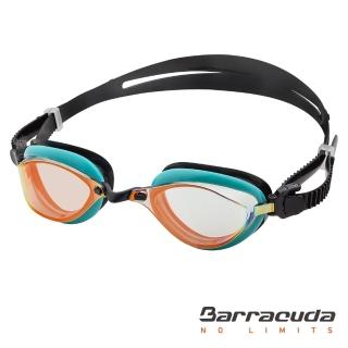 【Barracuda 巴洛酷達】成人競技抗UV防霧泳鏡-FENIX ＃72710(抗UV防霧廣角專利波浪舒適護墊)