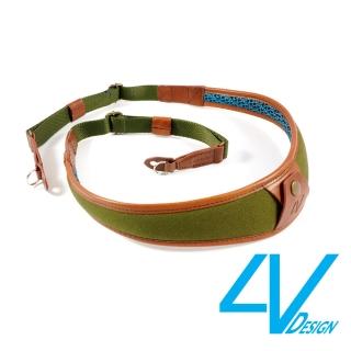 【4V Design】ALA系列相機背帶 LR-CV2723-綠褐/棕(L)