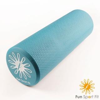 【Fun Sport】艾羅力筋膜按摩滾筒-中款45cm送收納袋(瑜珈棒-瑜珈滾棒-按摩棒)