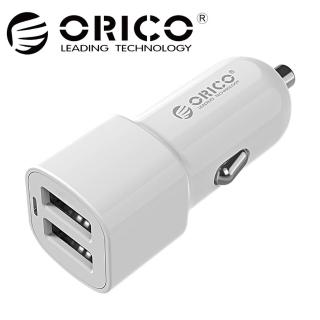 【ORICO】雙USB 3.4A快充 單埠支援2.4A/白(UCL-2U-WH)
