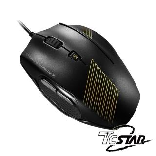 【TCSTAR】電競光學滑鼠-黑(TCN188)