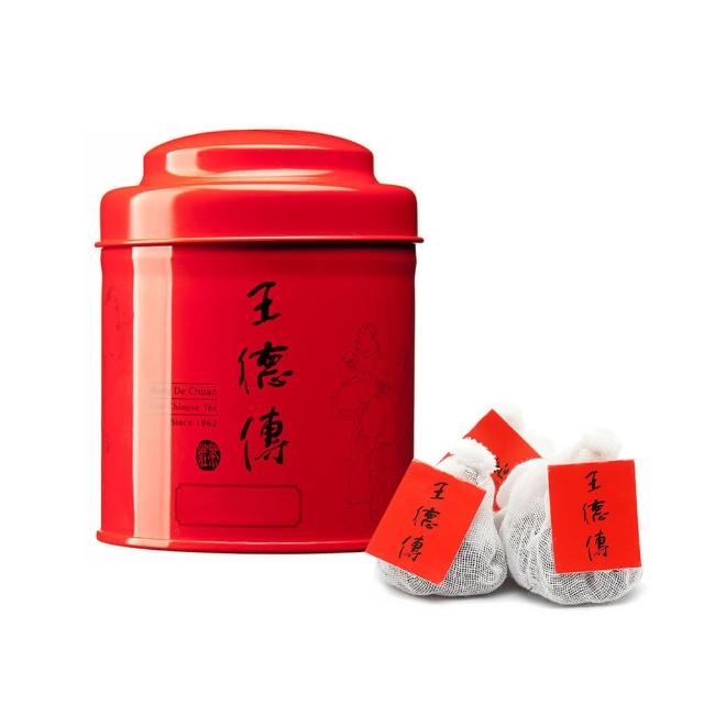 【王德傳】嚴選阿里山烏龍手工棉布袋茶18入含罐