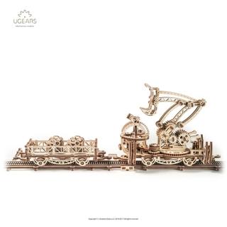 【Ugears】烏克蘭-自我推進模型(機械小鎮之鐵道怪手)