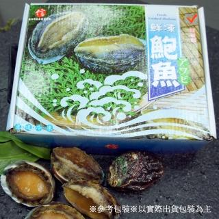 【築地一番鮮】海味之冠帶殼大連鮑魚2盒(1kg/盒/約18-25粒)
