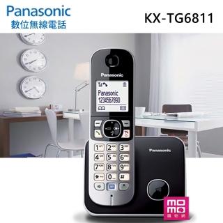 【Panasonic 國際牌】DECT 節能數位無線電話(KX-TG6811 極致黑)