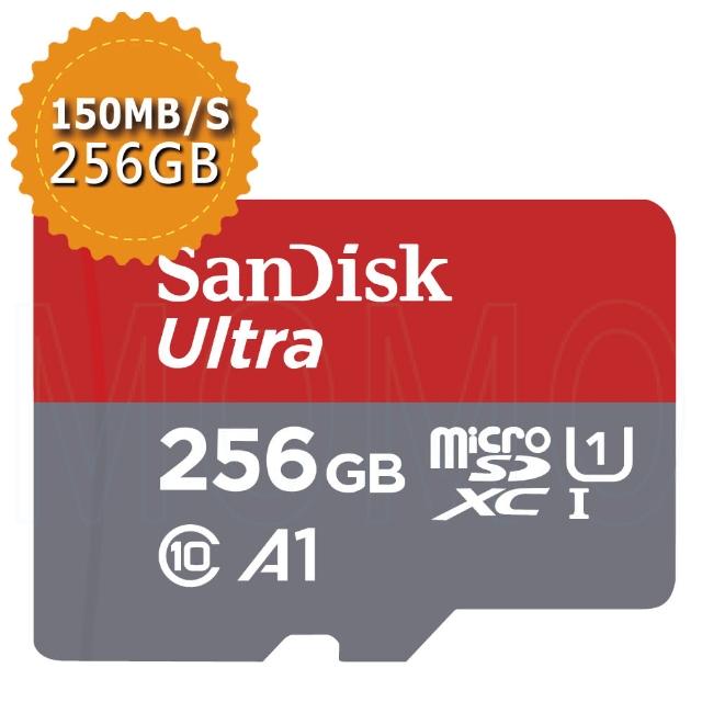 【SanDisk】Ultra 256GB microSDXC A1 記憶卡100MB/s(平行輸入)