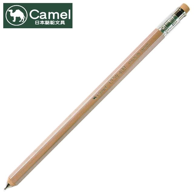 【Camel日本駱駝文具】CCW-427 木製六角桿珠光自動鉛筆(茶)