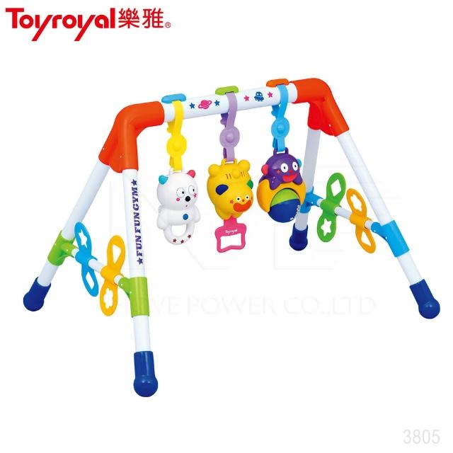 【Toyroyal 樂雅】音樂健力架-禮盒包裝/2m以上(樂雅健力架音樂鈴安撫新生兒日本)