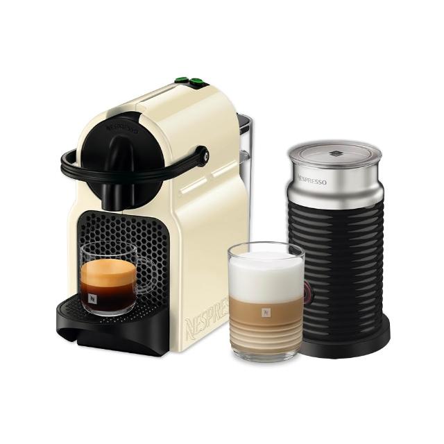 【Nespresso】膠囊咖啡機 Inissia 奶泡機組合_多色任選 奶茶色 送禮 入厝 全自動咖啡機(瑞士頂級咖啡品牌)