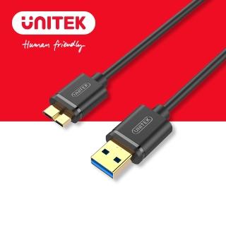 【UNITEK】USB 3.0資料傳輸線2M黑色 Y-C463GBK(USB)
