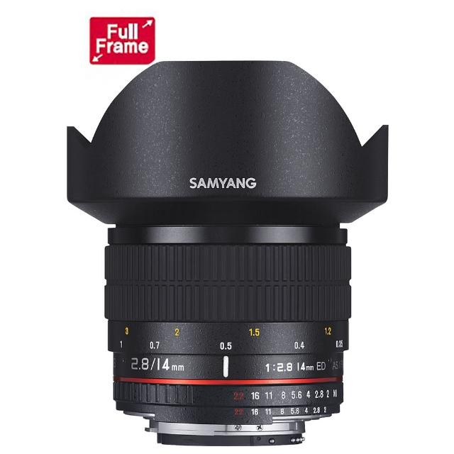 【韓國SAMYANG】14mm F2.8 ED 廣角手動鏡頭(公司貨 NIKON接環)