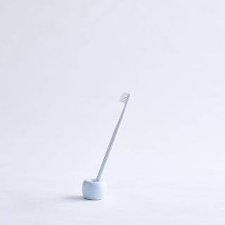 【MUJI 無印良品】白磁牙刷架/1支用 直徑4×高3cm
