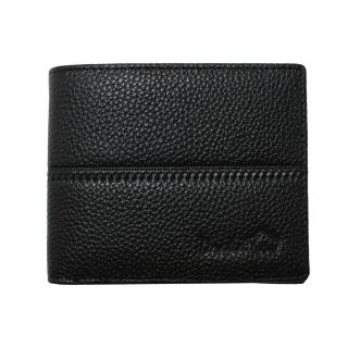 【DRAKA 達卡】法式文藝復興系列-真皮可掀式短夾(44DK1952-011)