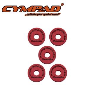 【CYMPAD】CS15/5R 銅鈸毛氈 紅色五入款(原廠公司貨 商品品質有保障)