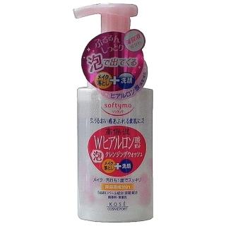 【KOSE 高絲】softymo玻尿酸卸妝洗顏慕絲(200ml)