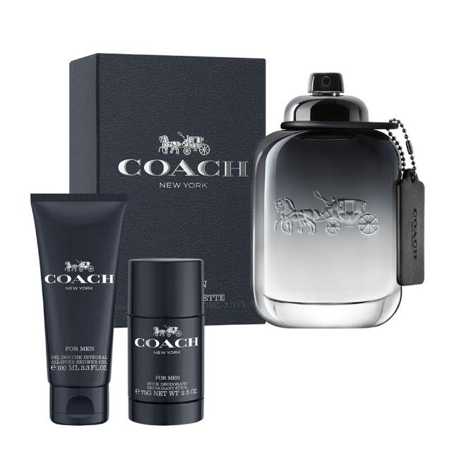 【COACH】時尚經典男性淡香水100ml(贈送體香膏75g+沐浴精100ml)