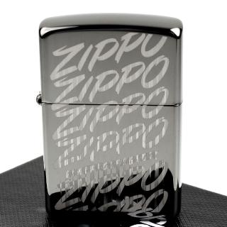 【Zippo】美系~Zippo Script-復古Logo雙重雕刻打火機