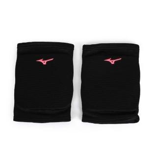 【MIZUNO 美津濃】成人用膝套-一雙入 防撞 配件 美津濃 粉紅黑(V2TY800698)