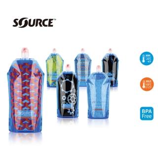 【SOURCE】輕便型水袋 Liquitainer 2025050202(登山、健走、水袋、摺疊水瓶、隨機出貨不挑色)