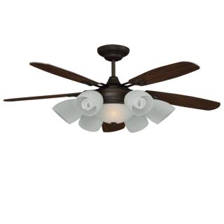 【金吉利】哈力胡桃52吋燈扇-遙控款JL5165G(胡桃-遙控款)