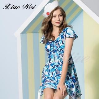 【SAIN SOU 聖手牌】時尚連身裙泳裝(NO.A988038)