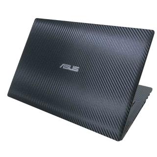 【Ezstick】ASUS P2430 P2438 黑色立體紋機身貼(含上蓋貼、鍵盤週圍貼)