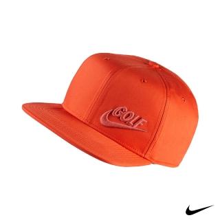 【NIKE 耐吉】Nike Golf 平沿運動帽 橘 892649-816