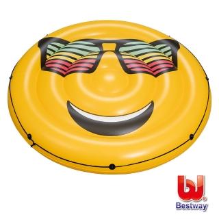 【BESTWAY】夏日風情笑臉陽光充氣浮排(泳圈 浮床)
