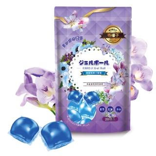 【奇檬子】白金香氛神奇洗衣球 英國梨與小蒼蘭15ml x 20顆(4包入)