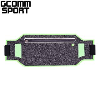 【GCOMM SPORT】萊卡輕薄貼身防汗水音樂腰包 螢光綠(GCOMM SPORT)